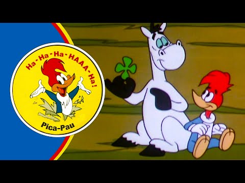 O Pica-Pau Mais Sortudo | 2.5 Horas de Episódios Antigos | Pica-Pau em Português