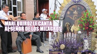 preview picture of video 'CHANCAY: Mari Quiroz le canta al Señor de los Milagros'
