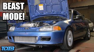 My Turbo Honda Civic Made INSANE POWER! But With Bad News… by That Dude in Blue