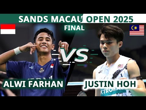 [FINAL]   Alwi FARHAN Vs Justin HOH | Macau Open 2025
