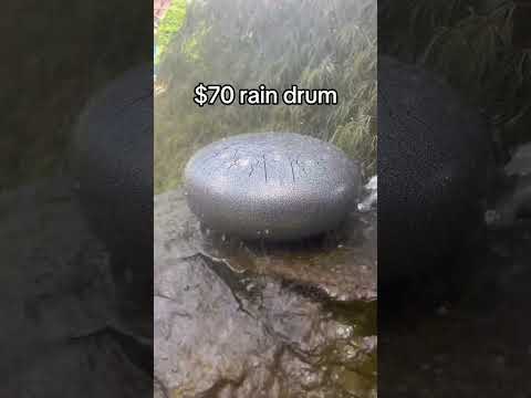 Wait for the last one 🤩😌🌧️ #nature #drums #garden #outdoors #instrument #rain #relaxing