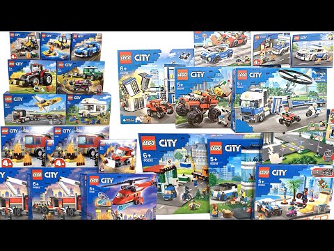 BIG Lego City Police/ Fire Compilation 2020-2021 Sets