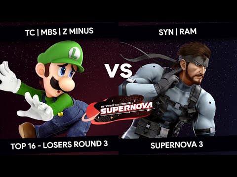 SUPERNOVA 3 - Z Minus (Luigi) vs Ram (Snake) - Top 16 - Losers Round 3