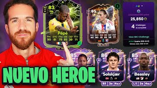 PÉPÉ recibe OTRA MEJORA y nueva ELECCIÓN DE HEROE en SBC en FC 26 ✅ EVO Potencia al esprintar