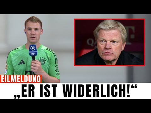 Schock! Mit 39 Jahren nennt Manuel Neuer die fünf Namen, die er nie verzeihen wird.