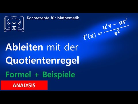 Ableiten mit Quotientenregel - gebrochenrationale Funktionen