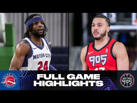 Raptors 905 vs. Motor City Cruise - Game Highlights