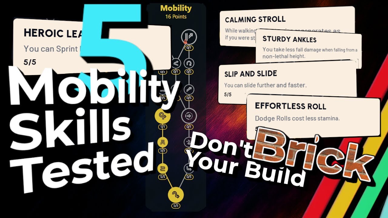 Is the mobility skill tree any good? 5 Skills tested - YouTube