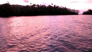 preview picture of video 'sunset at Island Resort, Papua New Guinea'