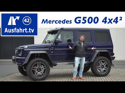 2016 Mercedes-Benz G 500 4x4² - Fahrbericht der Probefahrt, Test, Review Ausfahrt.tv