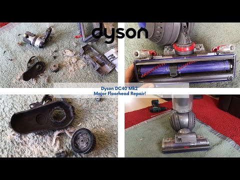 Dyson DC40 Mk2 - Stripped out inner belt repair! (new one on me!)