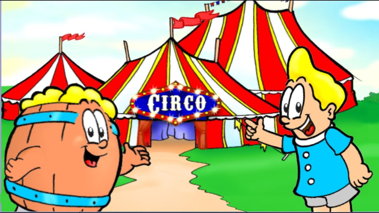 O Fantástico Mundo do Circo - Desenho Infantil no Circo