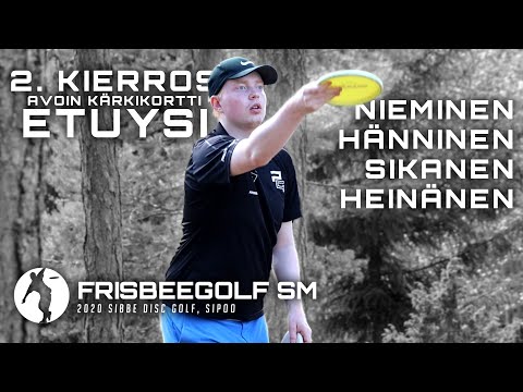 FRISBEEGOLF SM 2020 - 2. kierros kärkikortti ETUYSI