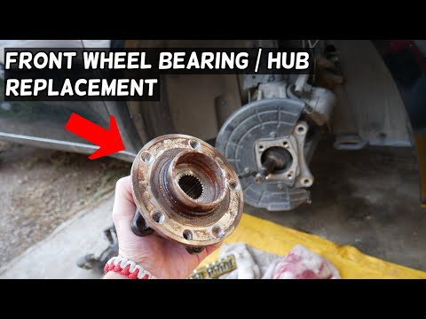 DODGE DART FRONT WHEEL BEARING HUB REPLACEMENT