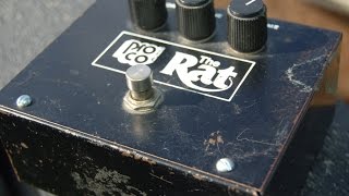 Video thumbnail for Bass: Proco The Rat Distortion - 1981 Big Box Tone Knob LM308 by devnulljp