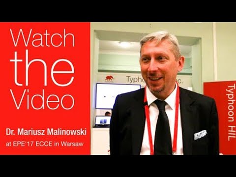 Dr. Mariusz Malinowski from Warsaw University of Technology at EPE &#8217;17 ECCE Europe