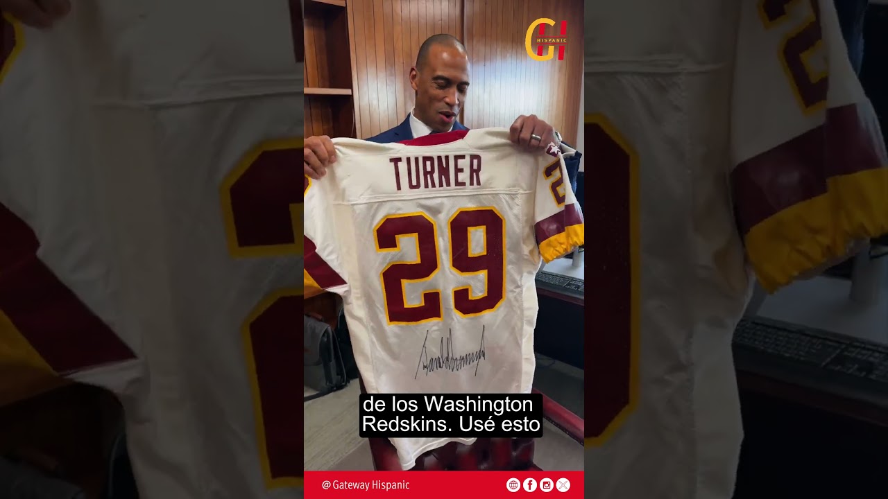 Secretary Turner found a unique jersey in his office