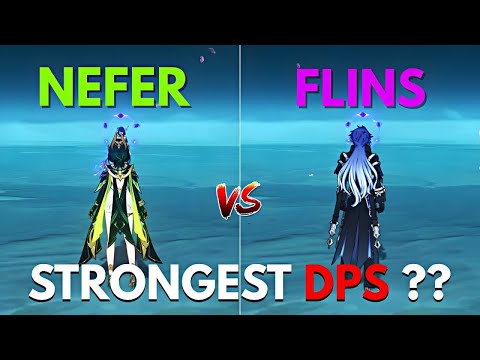 Nefer vs Flins! Who is Stronger? Genshin Impact