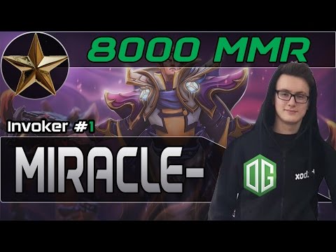 Dota 2 | OG Miracle- Invoker | 8000 MMR Quas Wex Invoker | Ranked Gameplay