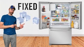 Ice maker fix: Frigidaire French Door Refrigerator - How to Install Freezer Icemaker