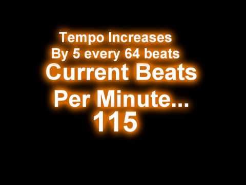 Increasing Tempo Metronome/Drum Loop  80-180 bpm (4 beats/measure)
