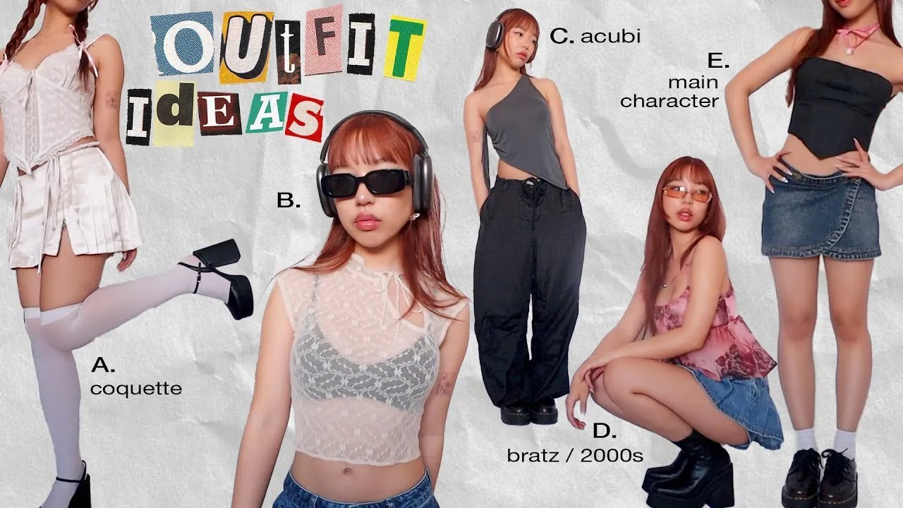 15 OUTFIT IDEAS FOR ALL YOUR DIFFERENT AESTHETICS