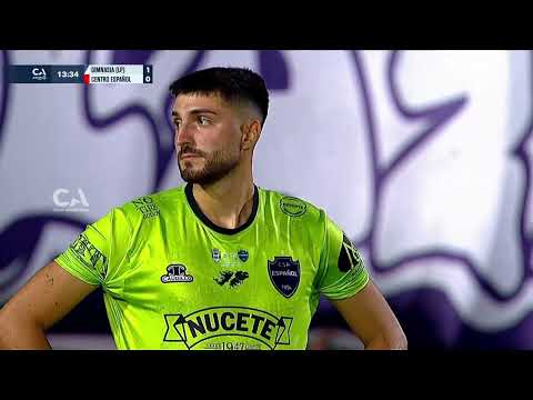 Gol de Ivo Mammini. Gimnasia 1 - Centro Español  0. 32avos de Final. Duodécima edición.