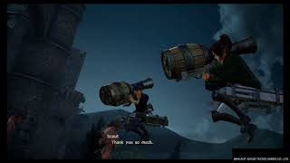 Attack On Titan 2 (PS4)  - Demonstrating my mad skills.