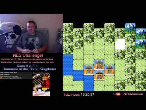 009 Romance of the Three Kingdoms - Part 2 - The NES Challenge - NES Man Dan