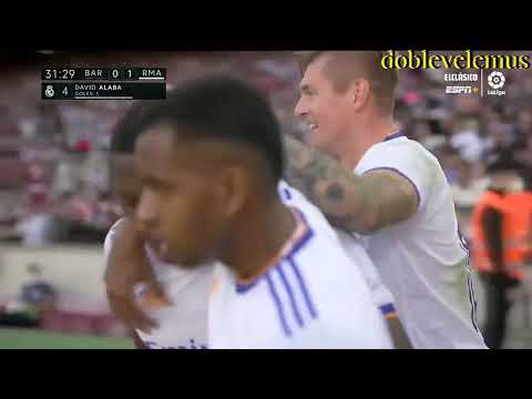 Gol de Alaba... Barcelona 1- Real Madrid 2