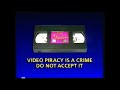 Disney Videos UK Piracy Warning 1994 Aladdin