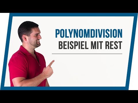Polynomdivision mit Rest, Beispiel | Mathe by Daniel Jung