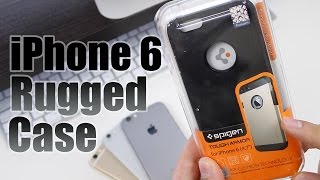 Spigen Tough Armor Case Apple iPhone 6S Gun Metal Hoesjes