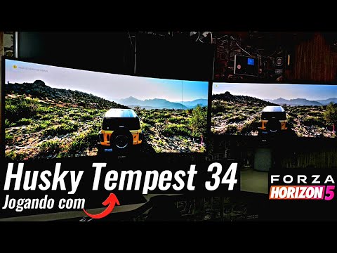 Monitor HUSKY TEMPEST 34 vs LG com PAINEL IPS