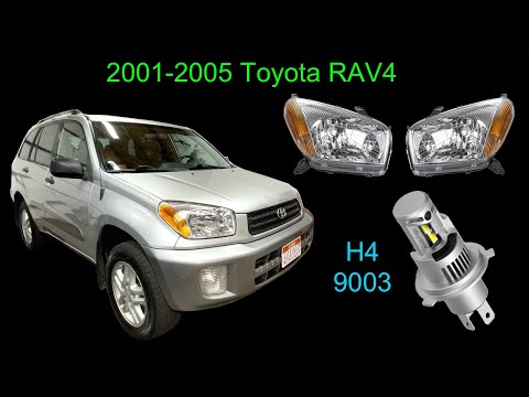 Headlight replacement and LED upgrade 2002 Toyota RAV4