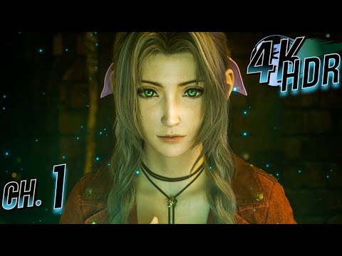 [4K HDR] Final Fantasy 7 (VII) Remake (100%) Walkthrough part 1 - The Destruction of Mako Reactor 1