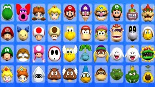 Mario Super Sluggers - All Characters