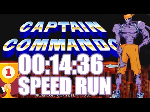 Captain Commando - MACK - SPEED RUN - 00:14:36 - Arcade game