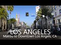 4K Los Angeles Drive | Malibu to Downtown Los Angeles