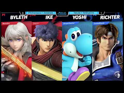 F8|ShamSavior+ZeldaBlade vs Taeuda+TehBlueOne - Smash On The Harbour 103 02/02/2020