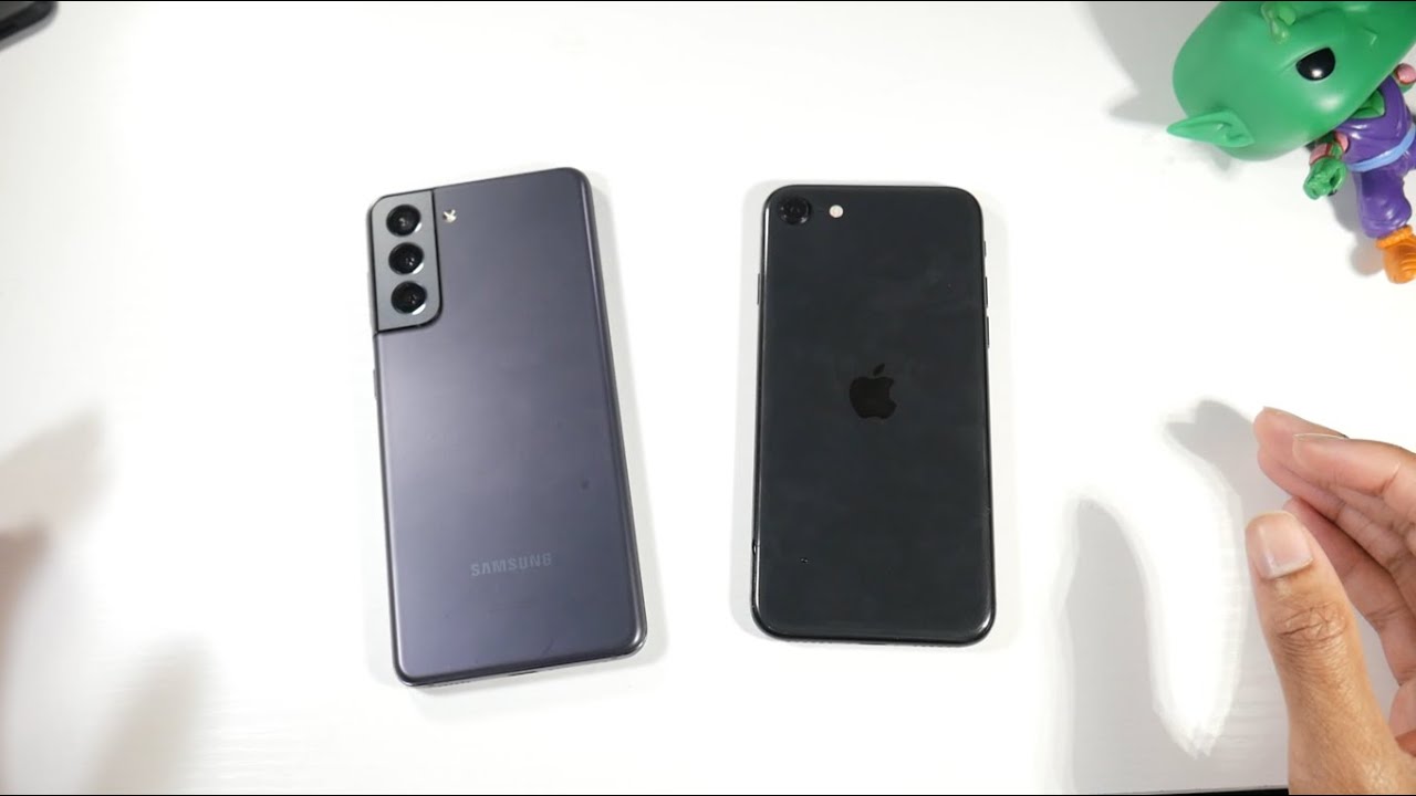 Samsung Galaxy S21 VS iPhone Se 2020 Full Speed & Speaker Test! (Snapdragon 888 VS Apple A13)