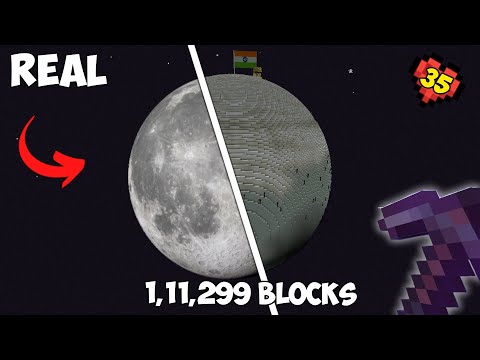 Sathxu - I Built a REAL Moon in Minecraft Hardcore