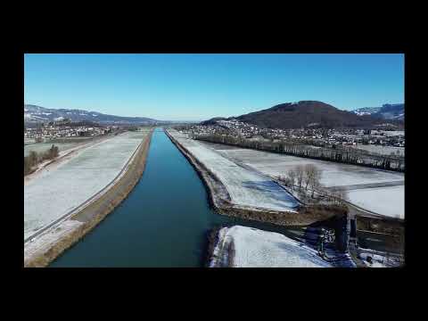 Ein Wintermorgen am Rhein 20.1.24