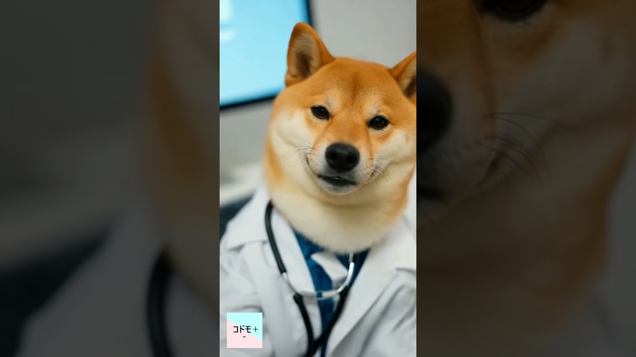【おしごとシリーズ】　柴犬のお医者さん　　 #犬 #柴犬 #動物