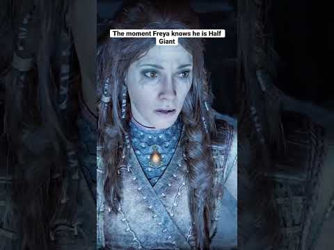 The moment Freya Finds out  he is Half Giant-God of War Ragnarok