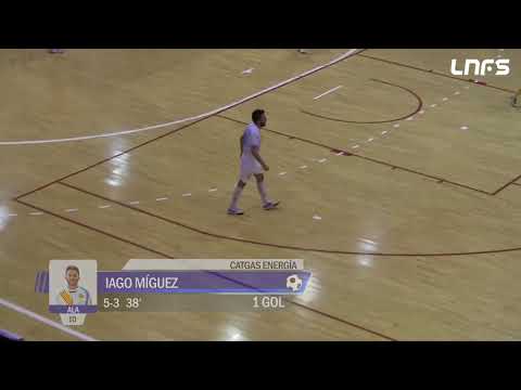 Gol Iago Míguez (5-3) Jaén Paraíso Interior - Catgas Energía. J2, 1Div. LNFS