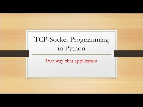 2 Simple Chat Room Application Using Python Python Socket Programming In Tamil
