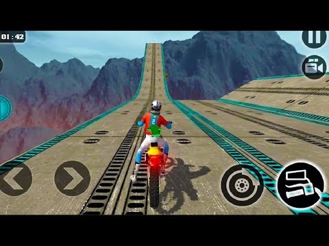 Impossible Motor Bike Tracks Level 4 - 5 New Motor Bike Unlocked - Android GamePlay 2018