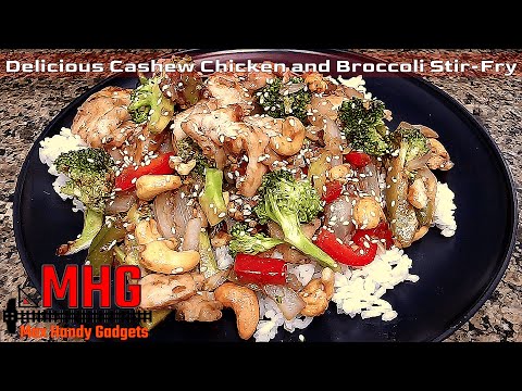 Delicious Cashew Chicken and Broccoli Stir-Fry