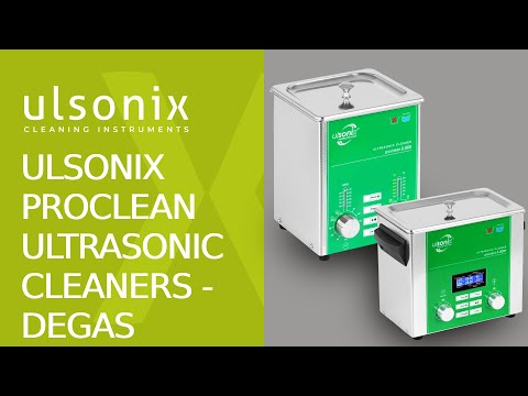 video - Ultrasonic Cleaner - 2 litres - degas - sweep